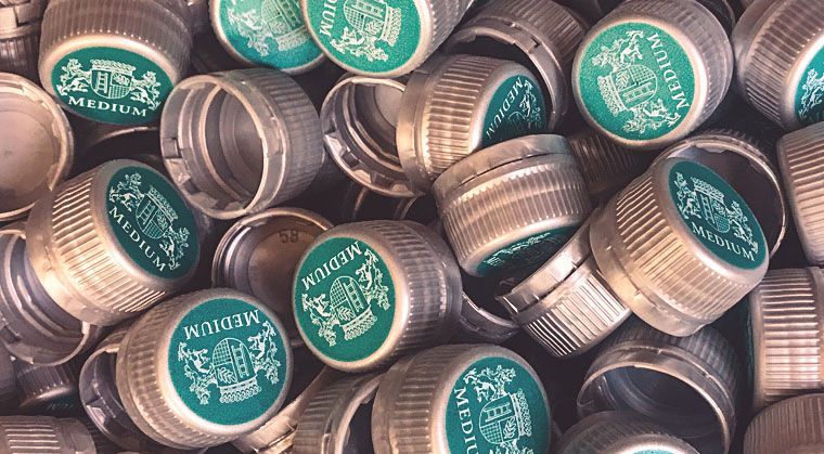 Recycling der Deckel Recycling der Deckel