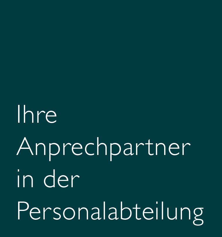 Ansprechpartner Personalabteilung Ansprechpartner Personalabteilung