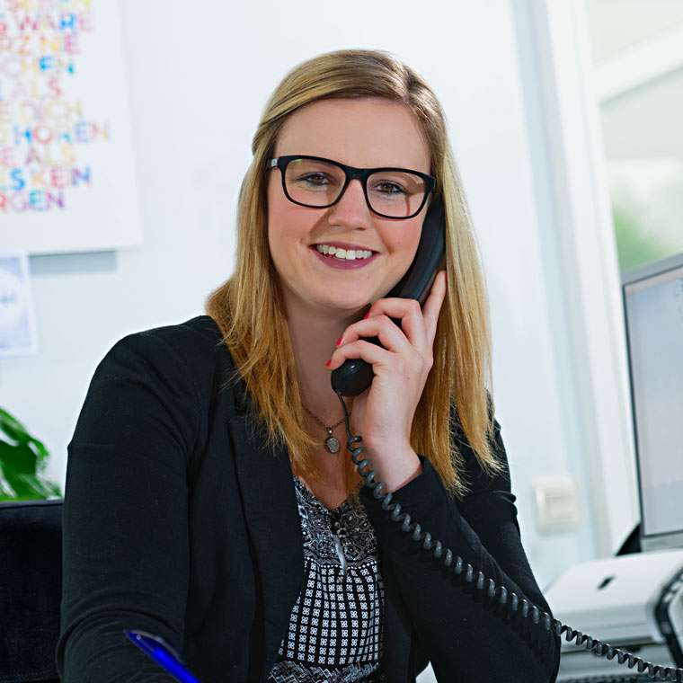 Linda Weber, kaufmännische Mitarbeiterin